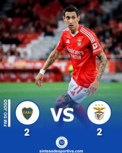 Mundial de Clubes: Benfica empata com Boca Juniors (2-2)
