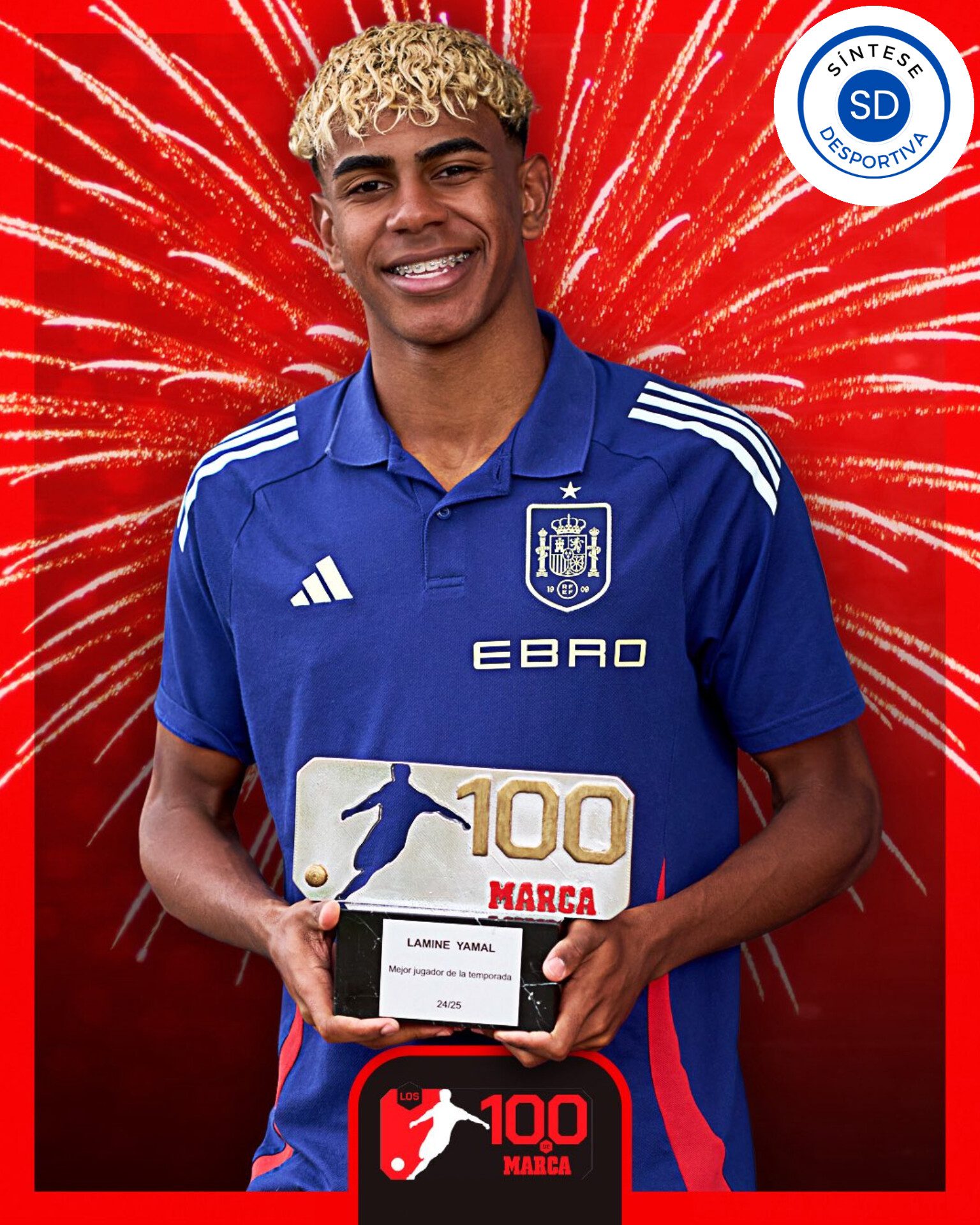 Lamine Yamal conquista o prêmio de melhor jogador do mundo